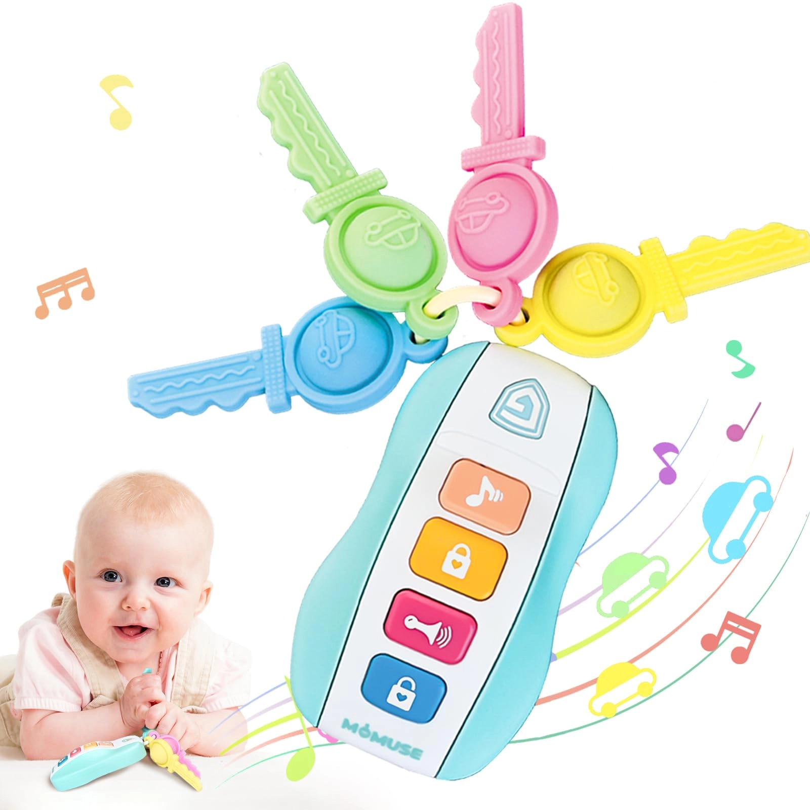 Shantou Gewei Technology Co., Ltd Car Keys Musical Toy - 10 months+