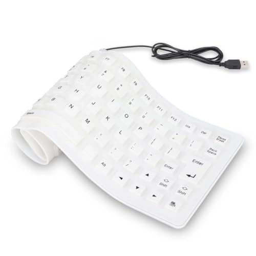 Folding Silicone Keyboard - Wired/Wireless