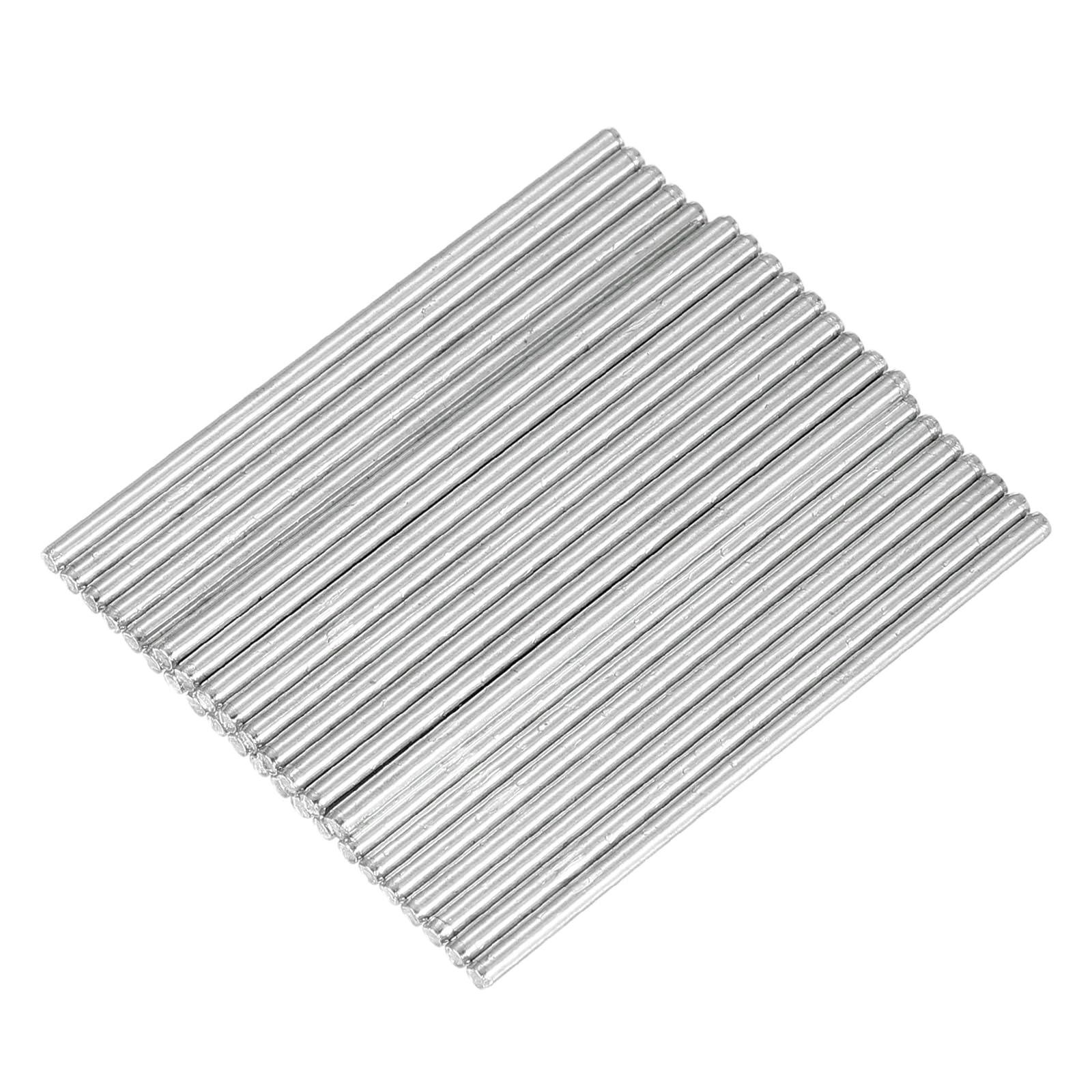 SourcingMap Round Rod Axles - 2mmx50mm 30pcs Silver