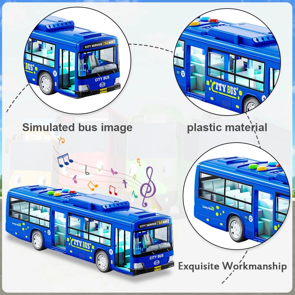 Bus Model Car - 1pcs