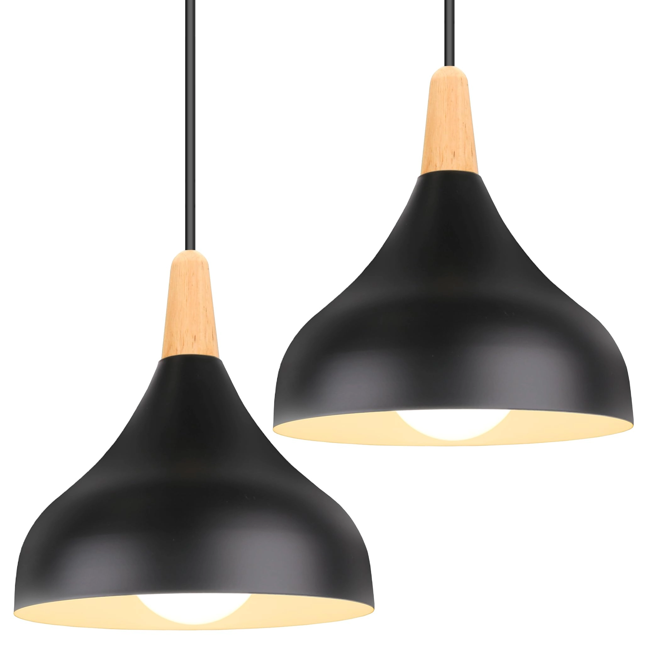 iDEGU Chandelier Pendant Light - 20 cm Purple E27