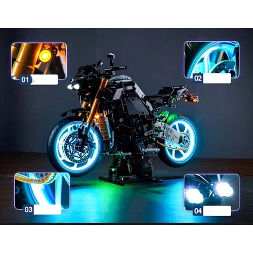 LED Light kit for LEGO Motorbike Model 42159