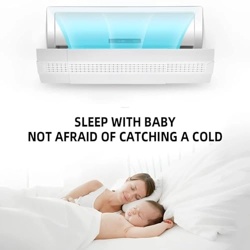 Universal AC Wind Deflector - Suitable for 74-103cm air conditioners Reinforced PP+ Steel Plate