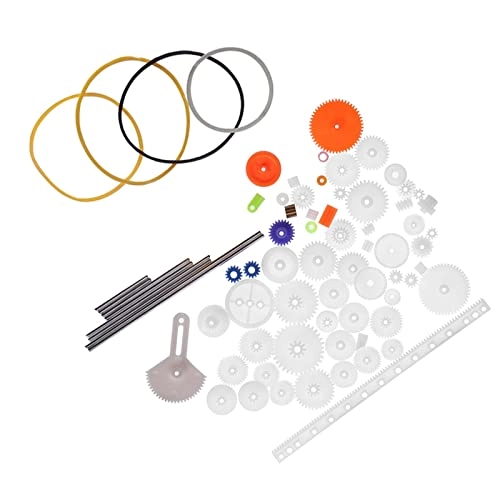 Plastic Gears Pulley Belt Rack Kit - 78pcs