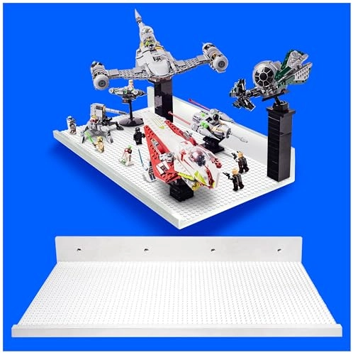 Building Brick Display Shelves - Wood Plastic