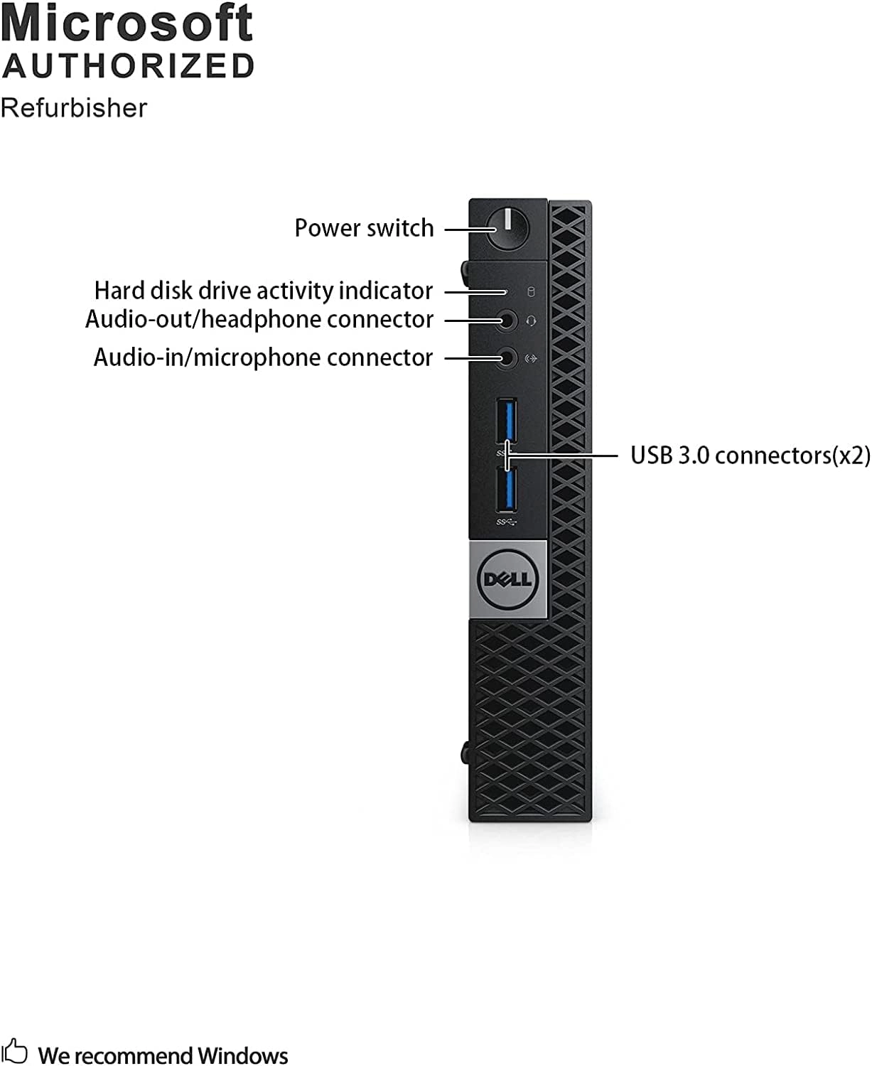 (Renewed) Optiplex 7040 - Core i5-6400T 8GB 256GB