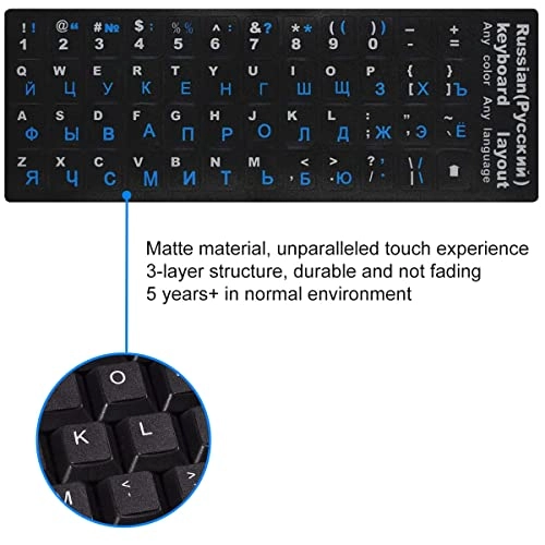Universal Russian Keyboard Stickers