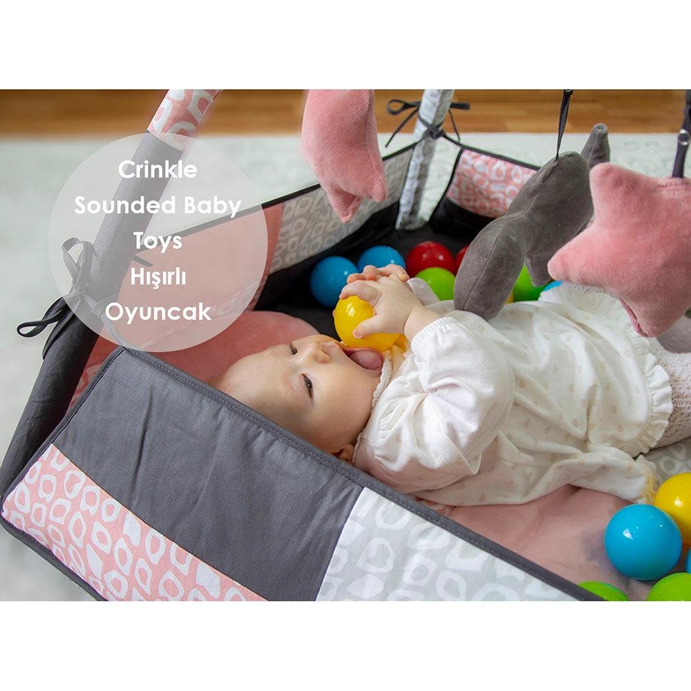 Play Mat With Balls & Toys - 0 months