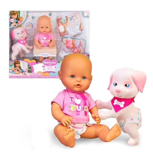 Nenuco Baby Doll - 35 cm + Petuco Puppy Ages 3+