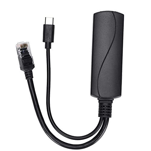 POE Splitter - DC37-57V One Output RJ45 Crystal Head IEEE 802.3 af 10/100M