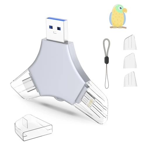 USB 3.0 Flash Drive - USB/Lightning/Type C 64GB