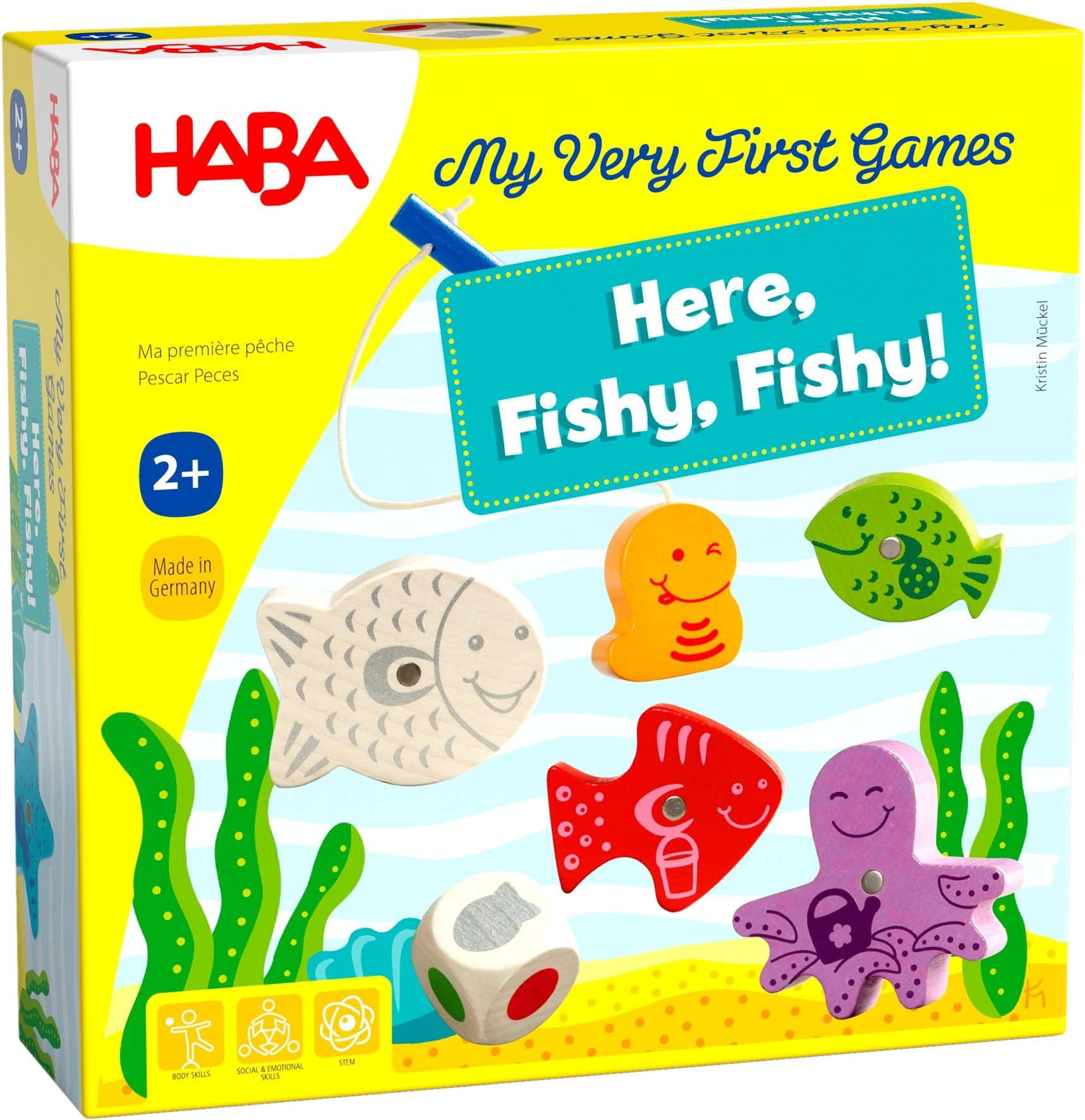 HABA My Very First Games - Here Fishy Fishy! - 24 months and up