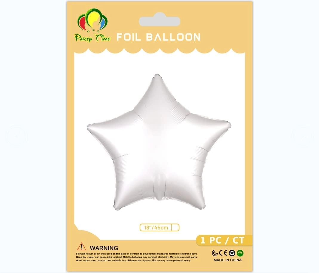 Matte Star Foil Balloon - 1pc/pack Mother's Day Wedding Decoration Engagement Birthday