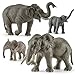 Safari Elephant Animals Figurines - Elephant 4PCS