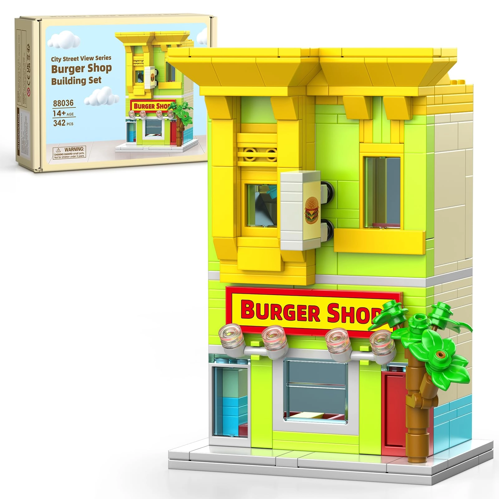 HIGH GODO City Burger Shop - 342 pcs