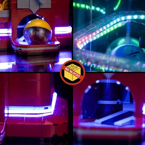 Light Kit Compatible with LEGO 21358 Minifigure Vending Machine - Copper Line