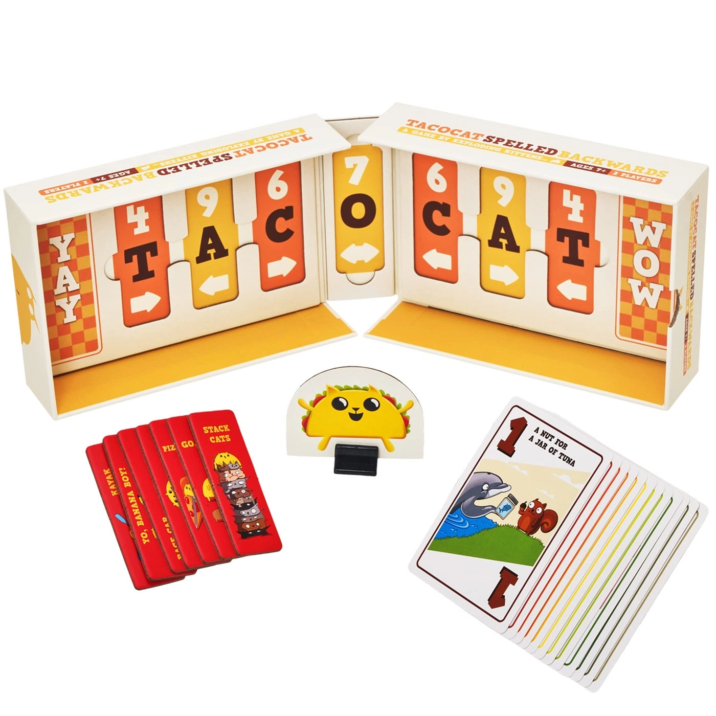 Exploding Kittens: Tacocat Spelled Backwards - Card Game