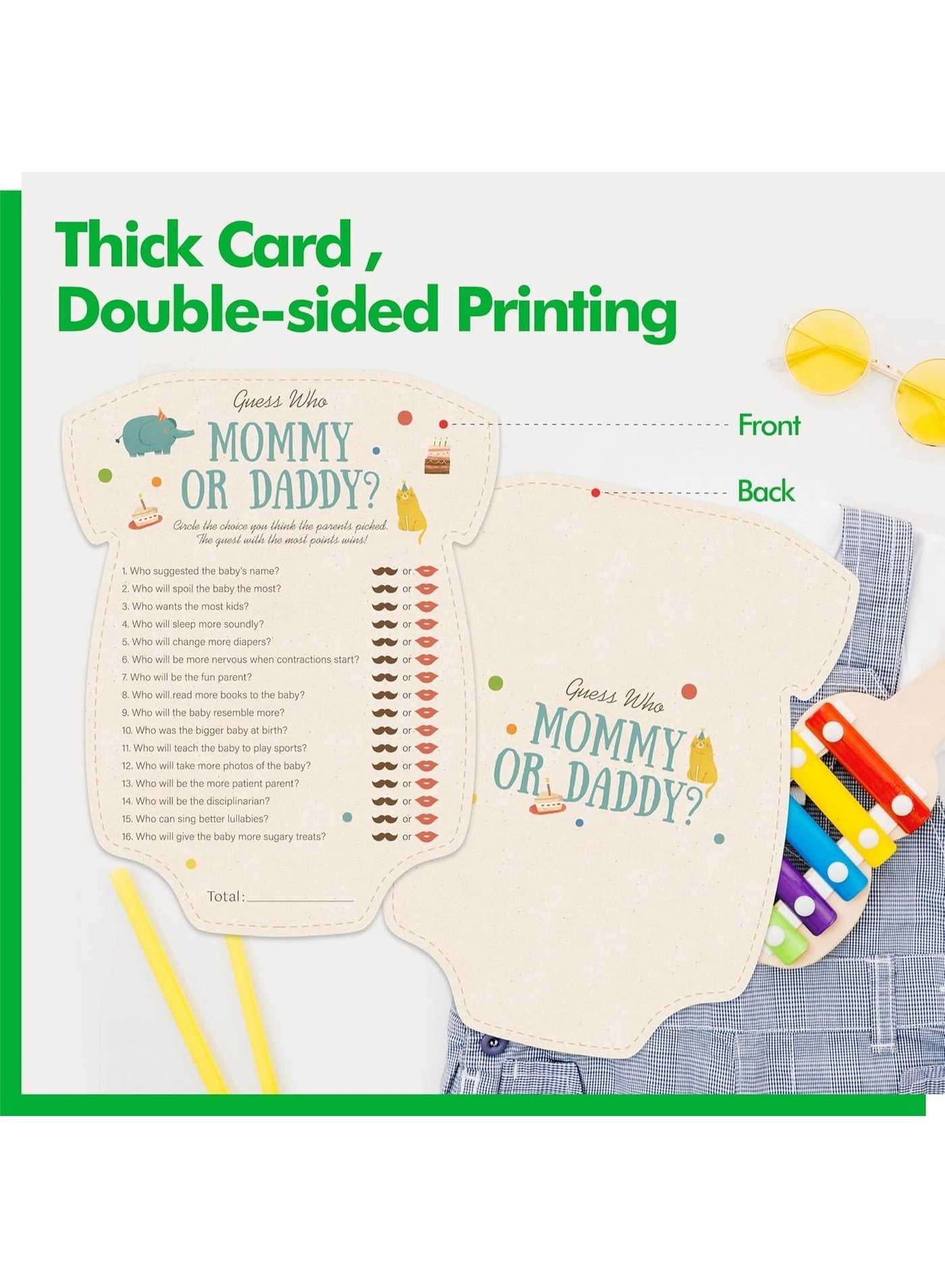 Guess Who Mommy or Daddy - 55Pcs