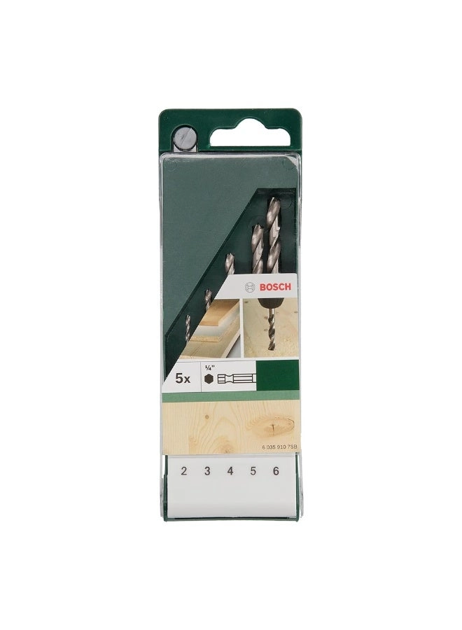 Brad Point Wood Drill Bit Set - 5 piece(s)