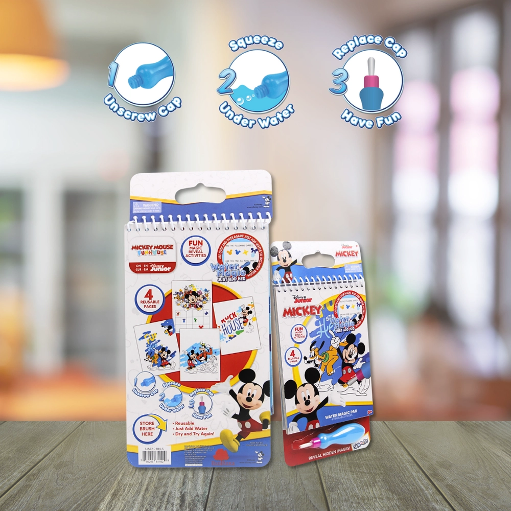 Mickey Water Magic Pad - 3+ years with Brush