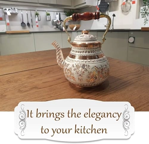Turkish TeaPot - Copper 1.5 Liters