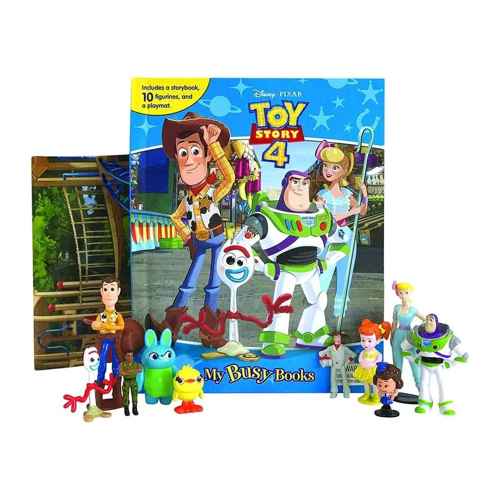 Phidal Publishing Toy Story 4 My Busy Woody and Buzz Board Book - 36 months+