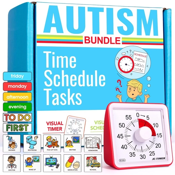 MZA STORES Time Schedule Tasks - Age 3 4 5 7 8 12