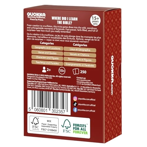 Rethink - Bible Trivia Card Game 250 Cards