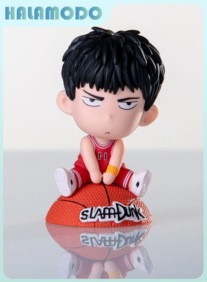 halamodo Rukawa Kaede - Slam Dunk - Chibi Figure Stylish Half-Sphere Base PVC (QQ0626)