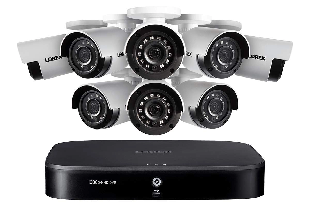 Lorex Technology Weatherproof Indoor/Outdoor Wired Home Surveillance Security System - 2TB 16 Channel