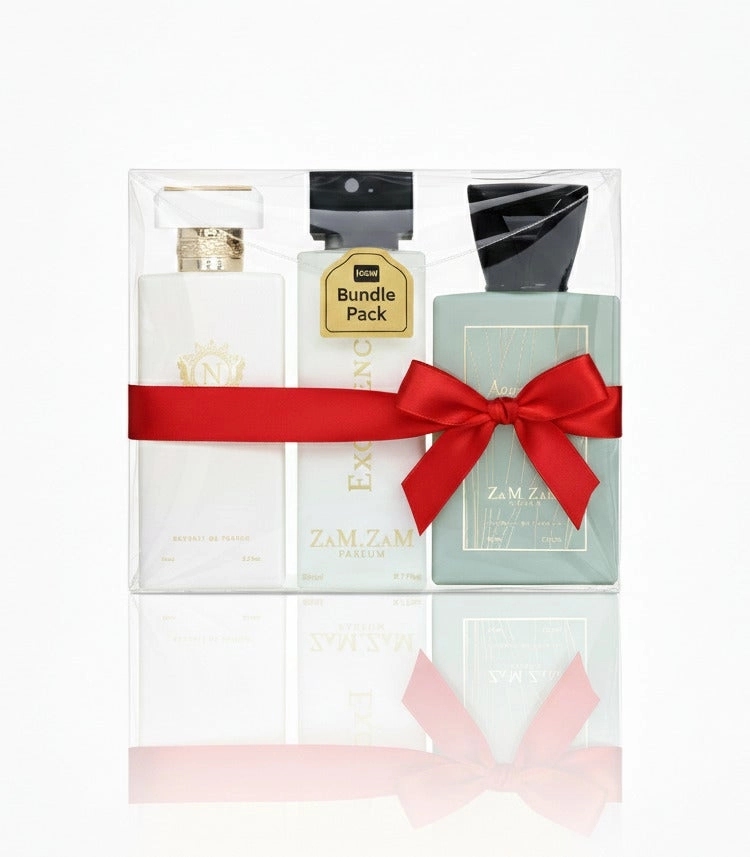 ZAMZAM PERFUME Nexa - 70ml Eau de Parfum + Excellence - 80ml Eau de Parfum + Aqua Opal - 40ml Eau de Parfum