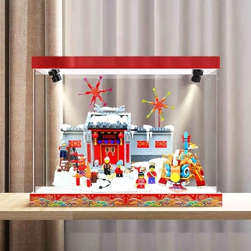 Clear Acrylic Display Case - 45 x 25 x 30 cm Acrylic