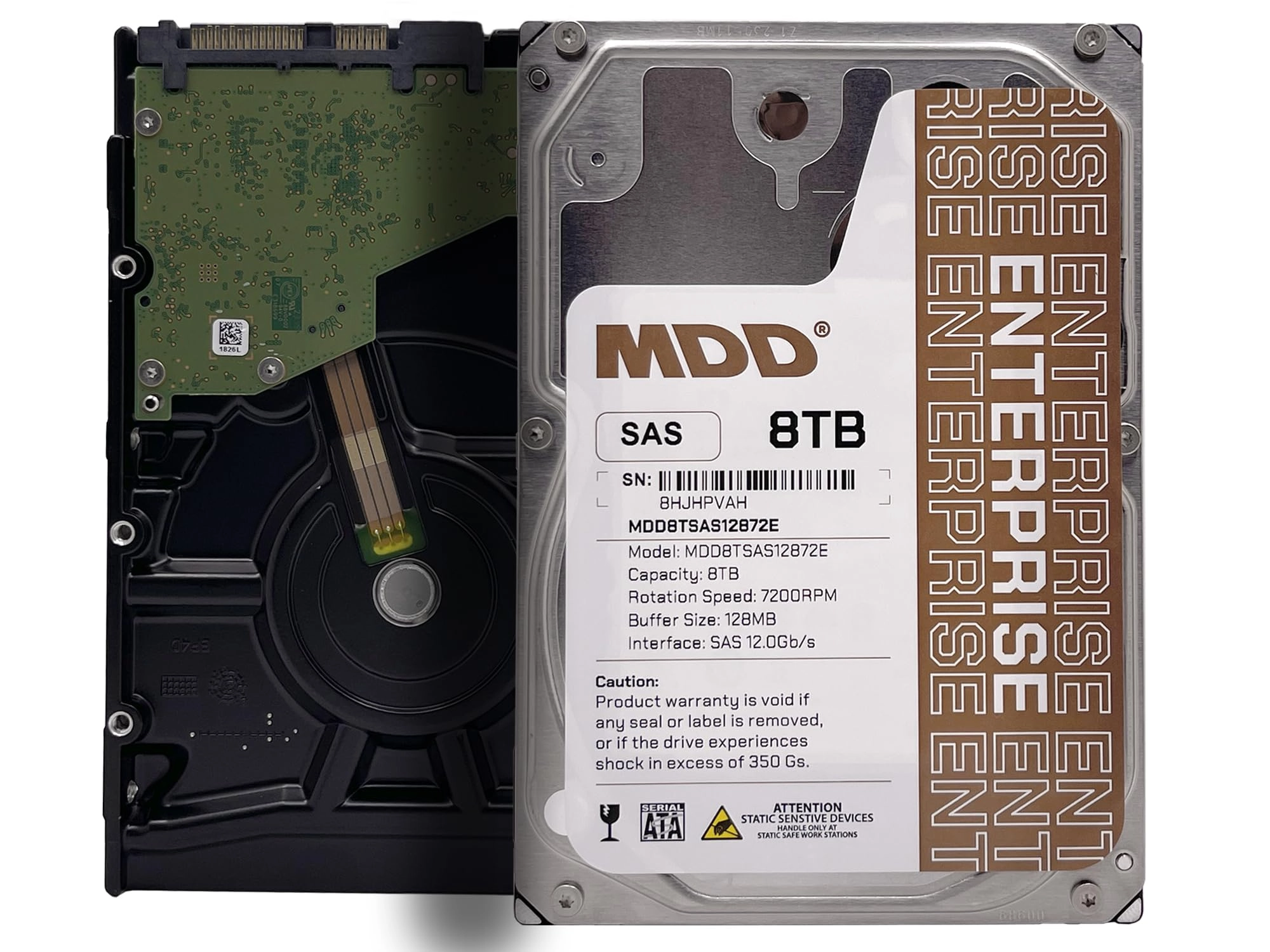 MDD MAXDIGITALDATA 3.5" 7200rpm 128MB SAS 12.0Gb/s (MD8TSAS12872E) - 8TB