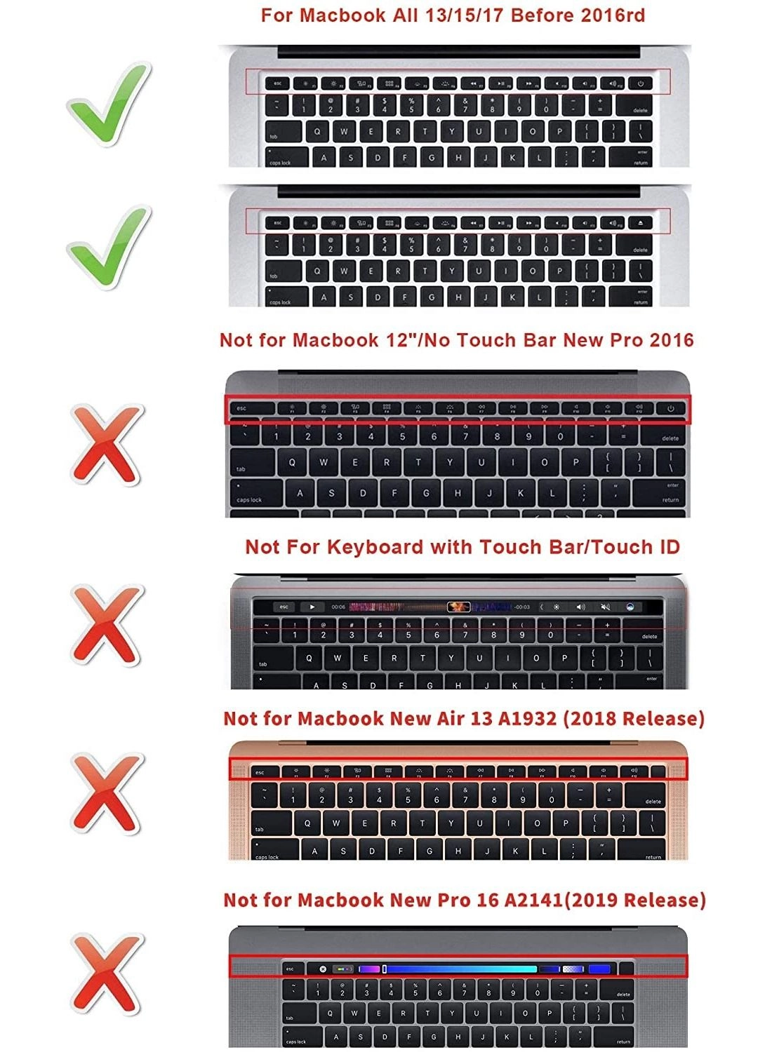 Keyboard Cover - UK Layout Arabic/English