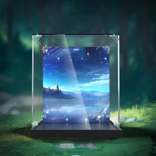 Figures Display Box for LEGO 43232 Flightover Lo-ndon - Acrylic