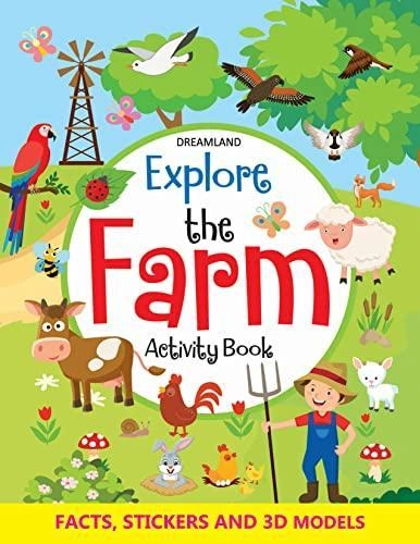 Dreamland Publications Explore The Farm Activity Sticker Book 3D Models 48 pcs