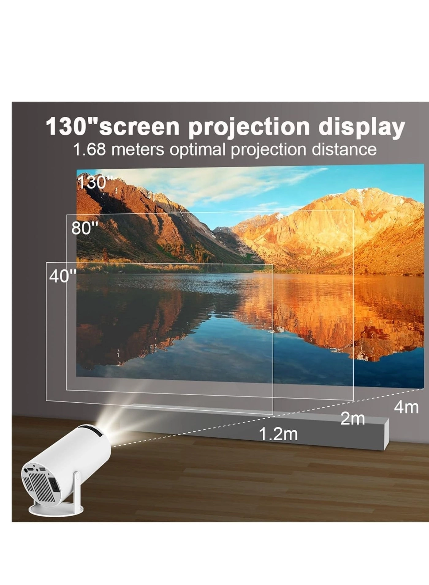 Mini Portable Projector 200 ANSI