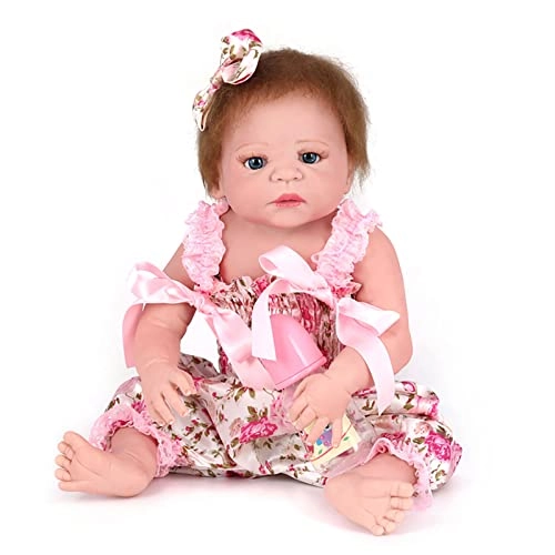 Reborn Baby Doll - 22 Inch Vinyl Brown Eyes