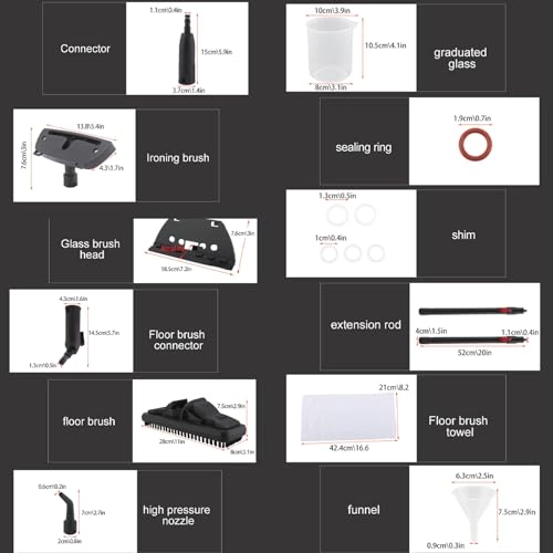Handheld Steam Cleaner - 5.0 BAR 1.8L