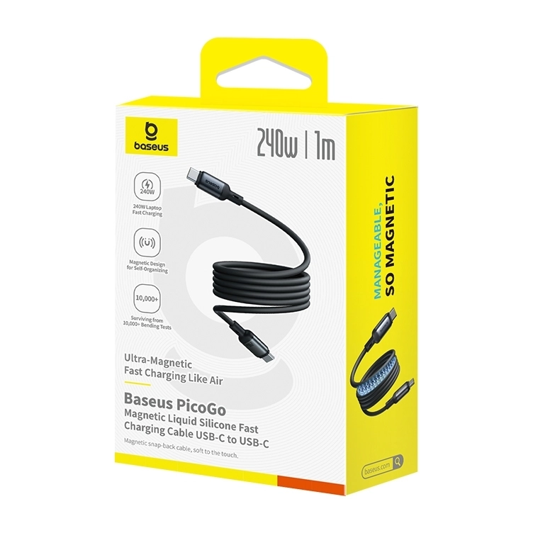 Baseus PicoGo Cable 240W USB-C to USB-C 1m Liquid Silicone