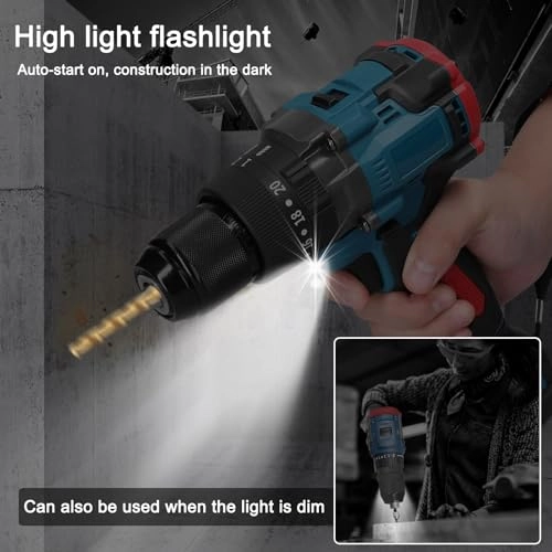 13mm Electric Cordless Drill - 150N.m 1250rmp