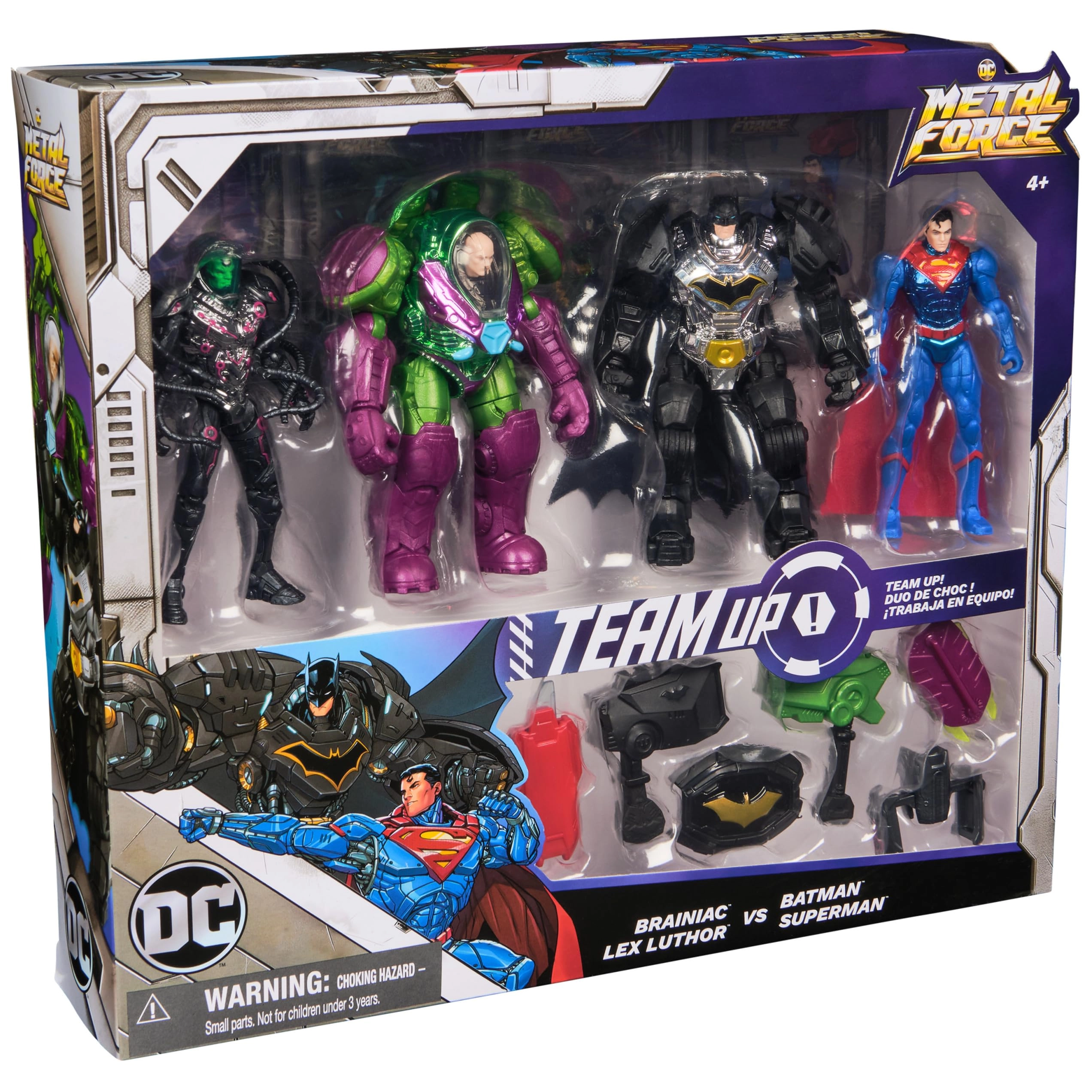 Brainiac + Lex Luthor + Batman + Superman - Metal Force
