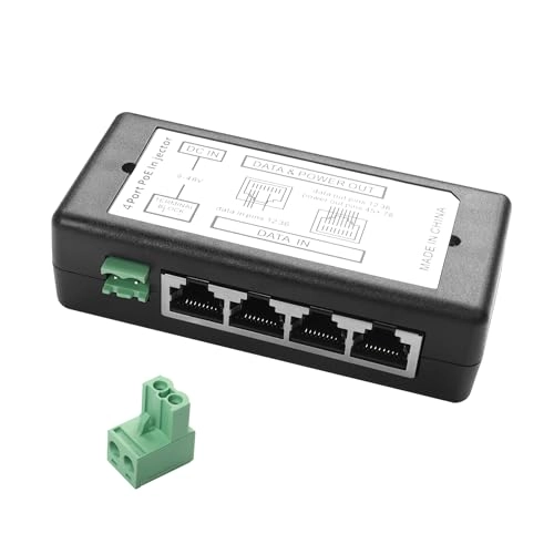 4 Ports 100Mbps - 9-48V 96W