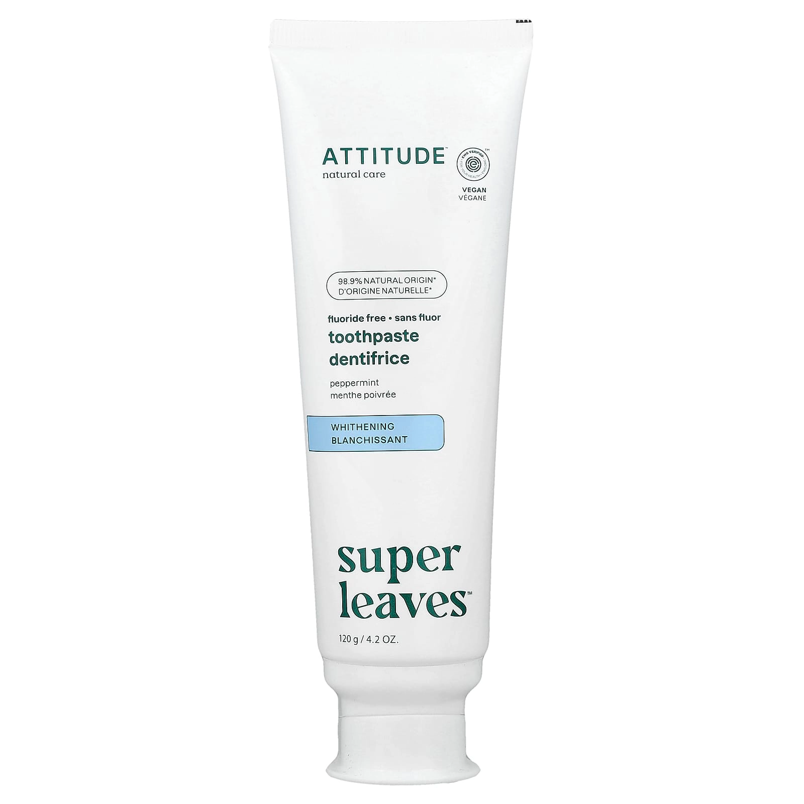 ATTITUDE Super Leaves Peppermint Toothpaste 120 g