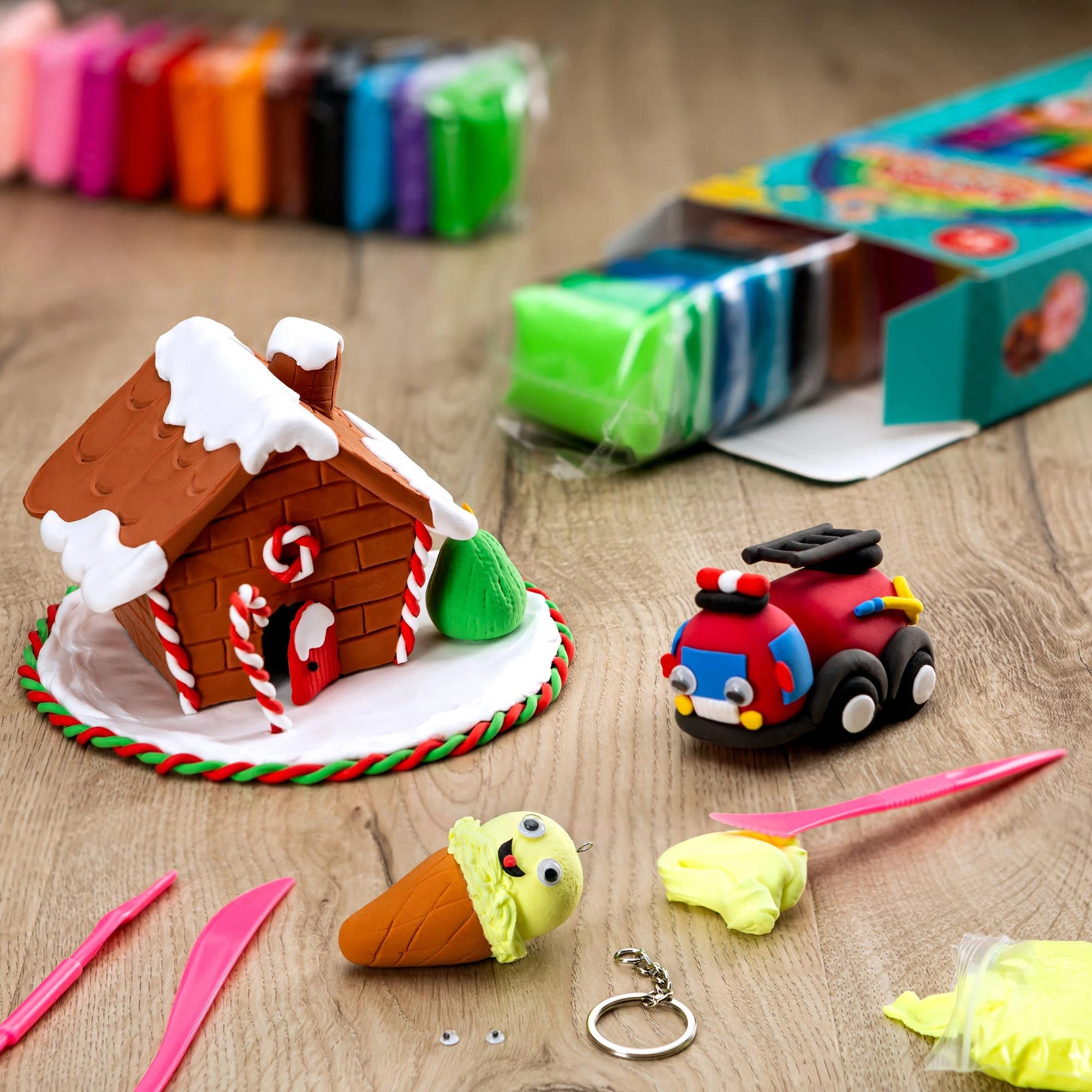 Air Dry Clay - 342g 36pcs.