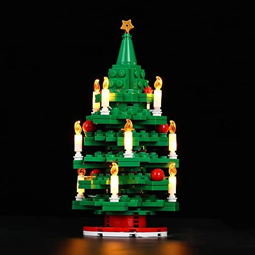LED Light Kit - Compatible with Lego 40573 Christmas Tree Battery Powered