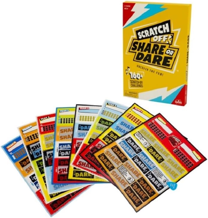 Scratch Off Share or Dare - Ages 8+