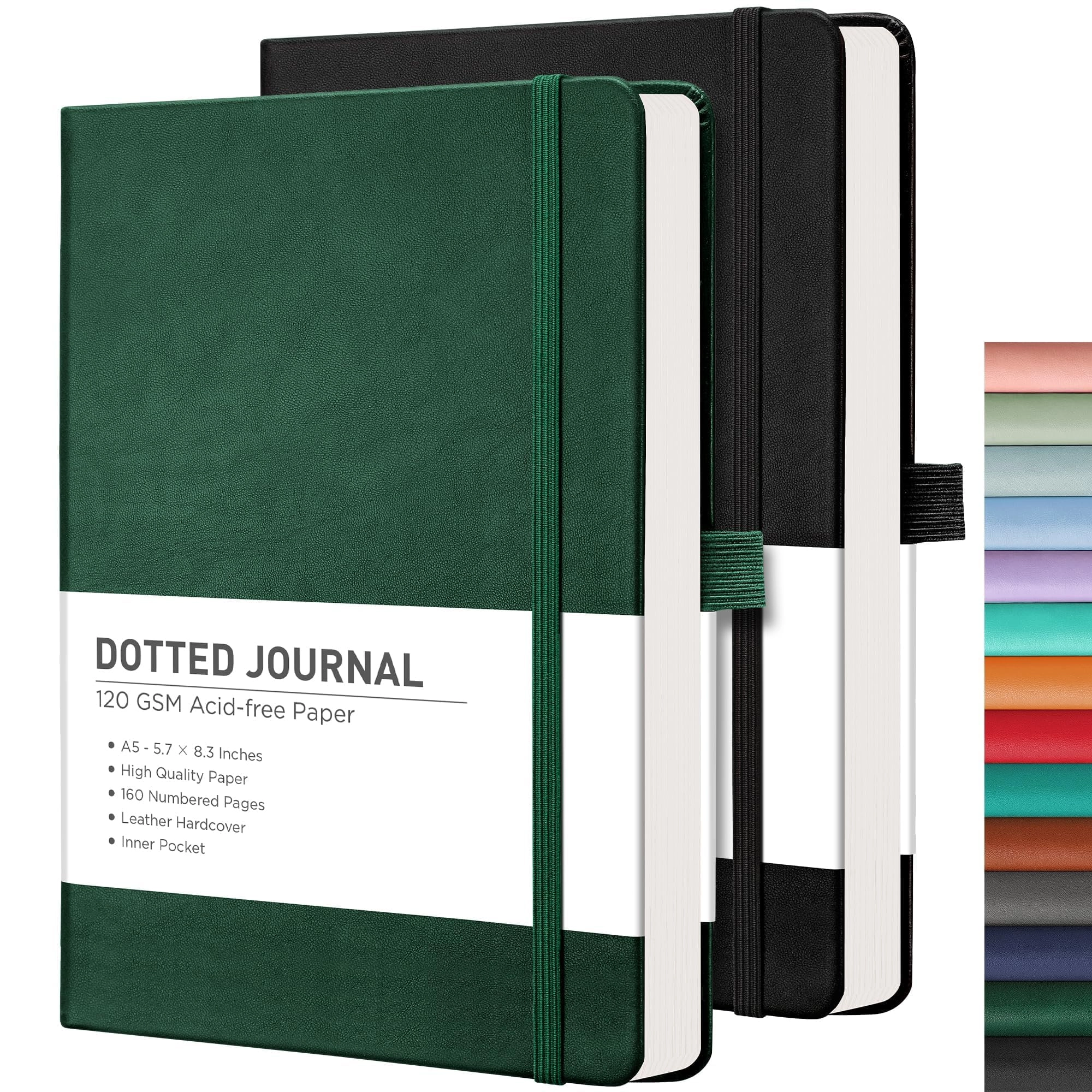 Bullet Dot Journals A5 Spiral - Dotted 80 Sheets