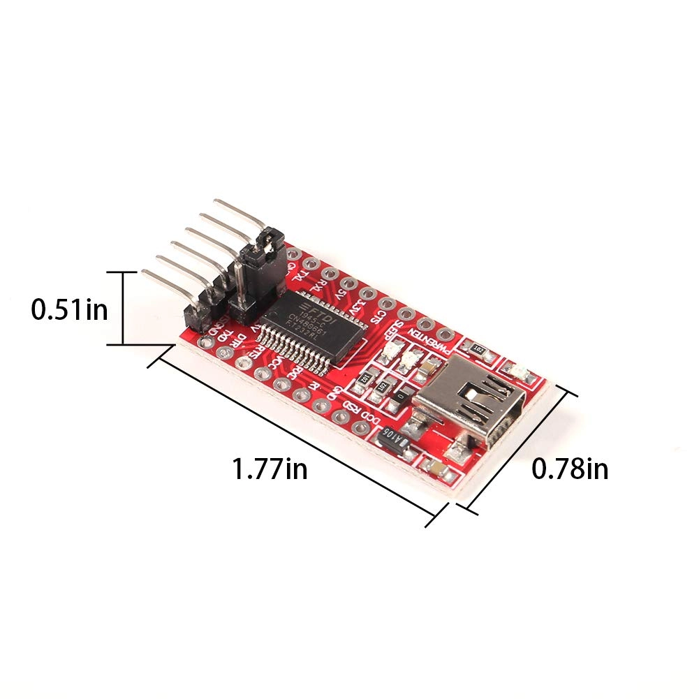 FT232RL - 4pcs 3.3V 5V USB to TTL