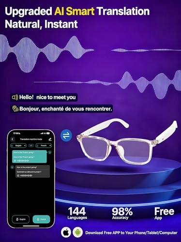 G3B - AI Smart Glasses 140+ Languages Bluetooth